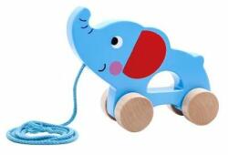 Tooky Toy Jucarie din lemn de tras Elephant (TKC264)