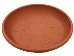 Euro 3 Plast Medea Saucer 36 cm műanyag növénytartó alátét Terracotta