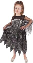 Rappa Costum pentru copii de vrăjitoare cu pânză de păianjen (M) (RP422230) Costum bal mascat copii