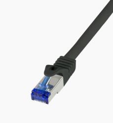 LogiLink Patch kábel Ultraflex Cat. 6A S/FTP 3m fekete (C6A063S) (C6A063S) (C6A063S)