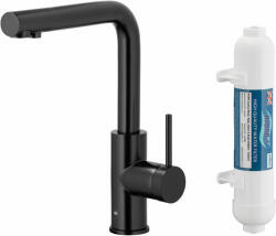 Armatura Duero Pure Basic baterie de bucatarie cu filtru pe picior negru 6623-912-81 (662391281)