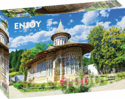 Enjoy 1000 db-os puzzle - Voronet Monastery, Suceava (1062) (1062)