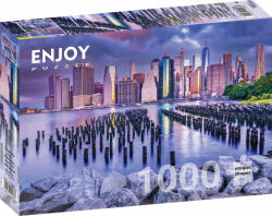 Enjoy 1000 db-os puzzle - Cloudy Sky Over Manhattan, New York (1065) (1065)