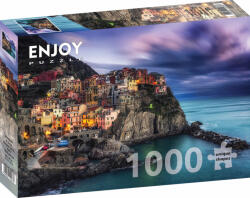 Enjoy 1000 db-os puzzle - Manarola at Dusk, Cinque Terre, Italy (1077) (1077)