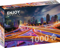 Enjoy 1000 db-os puzzle - Shanghai Downtown at Night (1275)