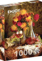 Enjoy 1000 db-os puzzle - Dahlias and Wine (1332) (1332)