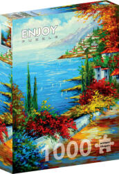 Enjoy 1000 db-os puzzle - Town by the Sea (1844) (1844)