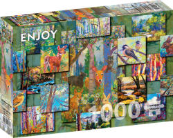 Enjoy 1000 db-os puzzle - Woodland Collage (2031) (2031)