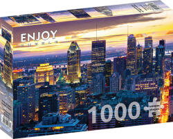 Enjoy 1000 db-os puzzle - Montreal Skyline by Night, Canada (2085) (2085)