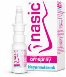 Nasic 0, 5 mg/ml + 50 mg/ml oldatos orrspray kisgyermekeknek 10ml