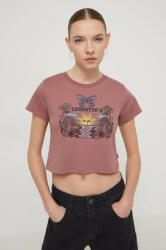 Converse blooming skate t-shirt xl | Femei | Tricouri | Roz | 10026043-A01