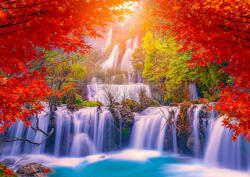 Enjoy 1287 - Thee Lor Su Waterfall in Autumn, Thailand - 1000 db-os puzzle (1287)