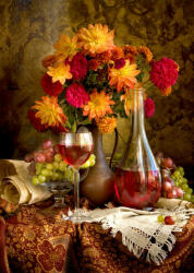Enjoy 1332 - Dahlias and Wine - 1000 db-os puzzle (1332)