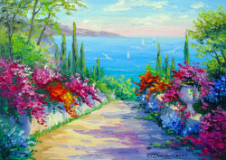 Enjoy 1747 - Sunny Road to the Sea - 1000 db-os puzzle (1747)