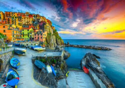 Enjoy 2084 - Manarola Harbor at Sunset, Cinque Terre, Italy - 1000 db-os puzzle (2084)