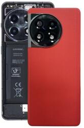 tel-szalk-19296952147 Oneplus 11R Piros Akkufedél hátlap, burkolati elem, kamera lencse (Solar Red) (tel-szalk-19296952147)
