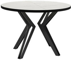  Asztal Oswego 111 (Fehér márvány + Fekete)