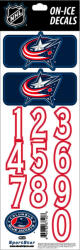 Sportstape ALL IN ONE HELMET DECALS - COLUMBUS BLUE JACKETS - DARK HELMET Védősisakszám