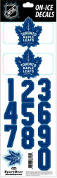 Sportstape ALL IN ONE HELMET DECALS - TORONTO MAPLE LEAFS Védősisakszám