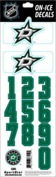 Sportstape ALL IN ONE HELMET DECALS - DALLAS STARS Védősisakszám