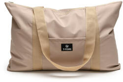 T-tomi Shopper bag extra nagy prémium anyagú bevásárlótáska 40x60cm, Bézs
