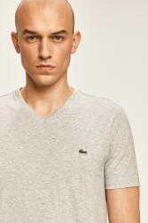Lacoste pamut póló szürke, férfi, sima, TH6710 - szürke XL