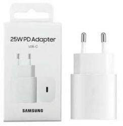 Samsung EP-TA800, 3000mAh, 25W USB-C, Hálózati gyorstöltő, (Retail-pack, dobozos) fehér