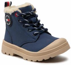Tommy Hilfiger Trappers Tommy Hilfiger Lace-Up Bootie T3B5-32530-1484 M Bleumarin
