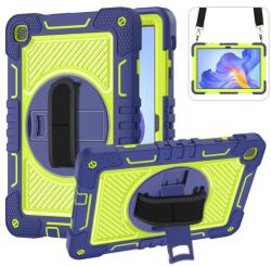  SOLID Husă durabilă pentru Honor Pad X8 albastru-verde