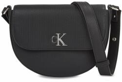 Calvin Klein Дамска чанта Calvin Klein Jeans Minimal Monogram Saddle Bag22 T K60K611961 Black BEH (Minimal Monogram Saddle Bag22 T K60K611961)