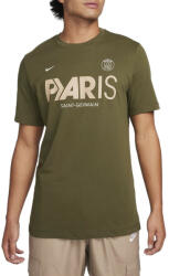 Nike PSG M NK SS MERC TEE, ROUGH GRE XL | Férfi | Pólók | Zöld | FQ7130-326