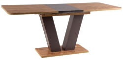 Signal Platon étkezőasztal 136 x 80 cm, wotan tölgy / barna