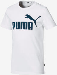 PUMA ESS Logo Tee B Puma White-Surf the web 140 cm | Férfi | Pólók | Fehér | 852542-82
