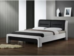 Halmar Cassandra ágy 160 × 200 cm, fehér / fekete