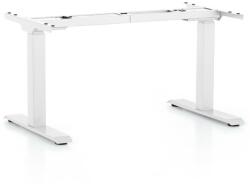 Rauman Állítható magasságú íróasztal OfficeTech 3, fehér