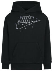Nike b nsw shine flc po hoodie 92-98 cm | Gyermek | Kapucnis pulóverek | Fekete | 86L402-023
