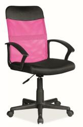 SIGNAL MEBLE Polnaref irodai szék, fekete / rózsaszín