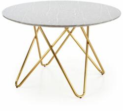 Halmar Bonello étkezőasztal, szürke / arany