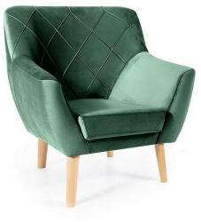 SIGNAL MEBLE Kier II fotel, zöld