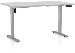 Rauman OfficeTech B állítható magasságú asztal, 120 x 80 cm, szürke alap, világosszürke