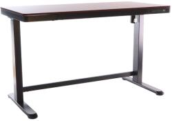 Rauman OfficeTech 2 állítható magasságú asztal, 120 x 60 cm, fekete / mahagóni