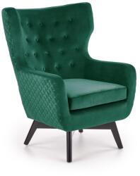 Halmar Marvel fotel, zöld / fekete