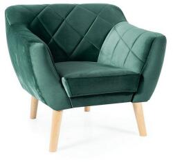 SIGNAL MEBLE Karo II fotel, zöld