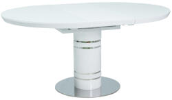 Signal Stratos étkezőasztal 120 x 120 cm, fehér