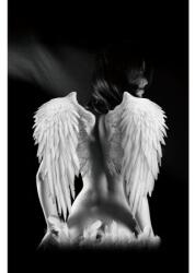 Signal Festmény Angel 120 x 80 cm, fekete / fehér