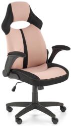 Halmar Bloom irodai fotel, rózsaszín / fekete