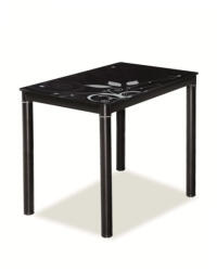 SIGNAL MEBLE Damar étkezőasztal 80 x 60 cm, fekete