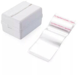  Tortába rejthető születésnapi meglepetés doboz, műanyag, kihúzható fólia tasakkal, fehér, 11 x 6 cm (5995206012436)