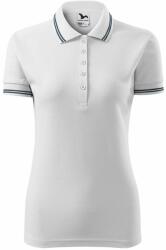 MALFINI Női galléros póló Urban - Fehér | 2XL (2200017)