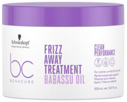 Schwarzkopf Bonacure Clean Performance Frizz Away Babassu olaj hajpakolás, 500 ml - hairpower